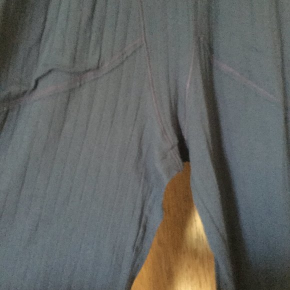 NWT Intimately Free pants size medium extra large pockets oversized blue/green - Picture 2 of 8